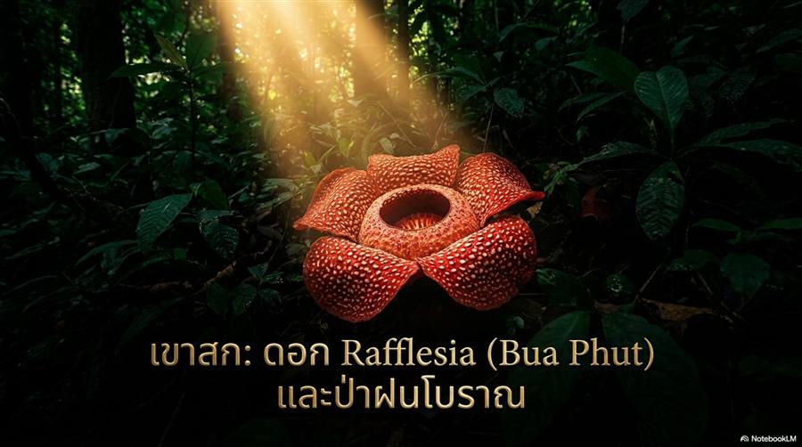 เขาสก ป่าฝนและธรรมชาติ (ดอกบัวผุด)