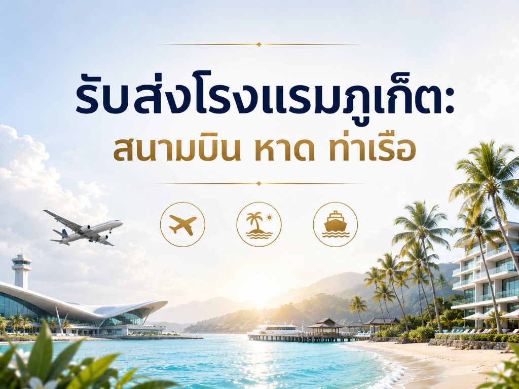 รับส่งโรงแรมภูเก็ต สนามบิน หาด ท่าเรือ
